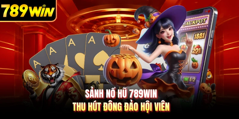 Sảnh nổ hũ 789WIN thu hút đông đảo hội viên